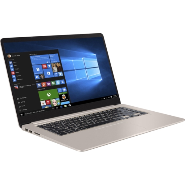 ნოუთბუქი ASUSTEK ASUS  S510U  GOLD 15.6" FHD I5 7200U, 8GB,256GB,GT 940 MX 2GB, NO ODD,FREE DOS