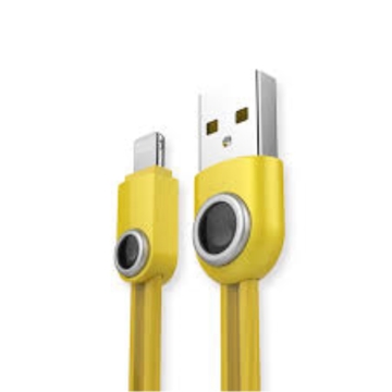 USB კაბელი Remax Lemen Data Cable RC-101i for Lightning Yellow