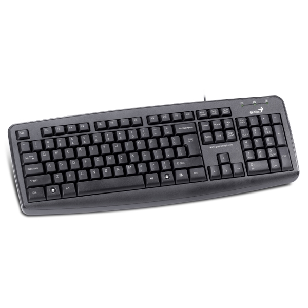 კლავიატურა KB-110X Genius Water Resistant Keyboard PS/2 Black