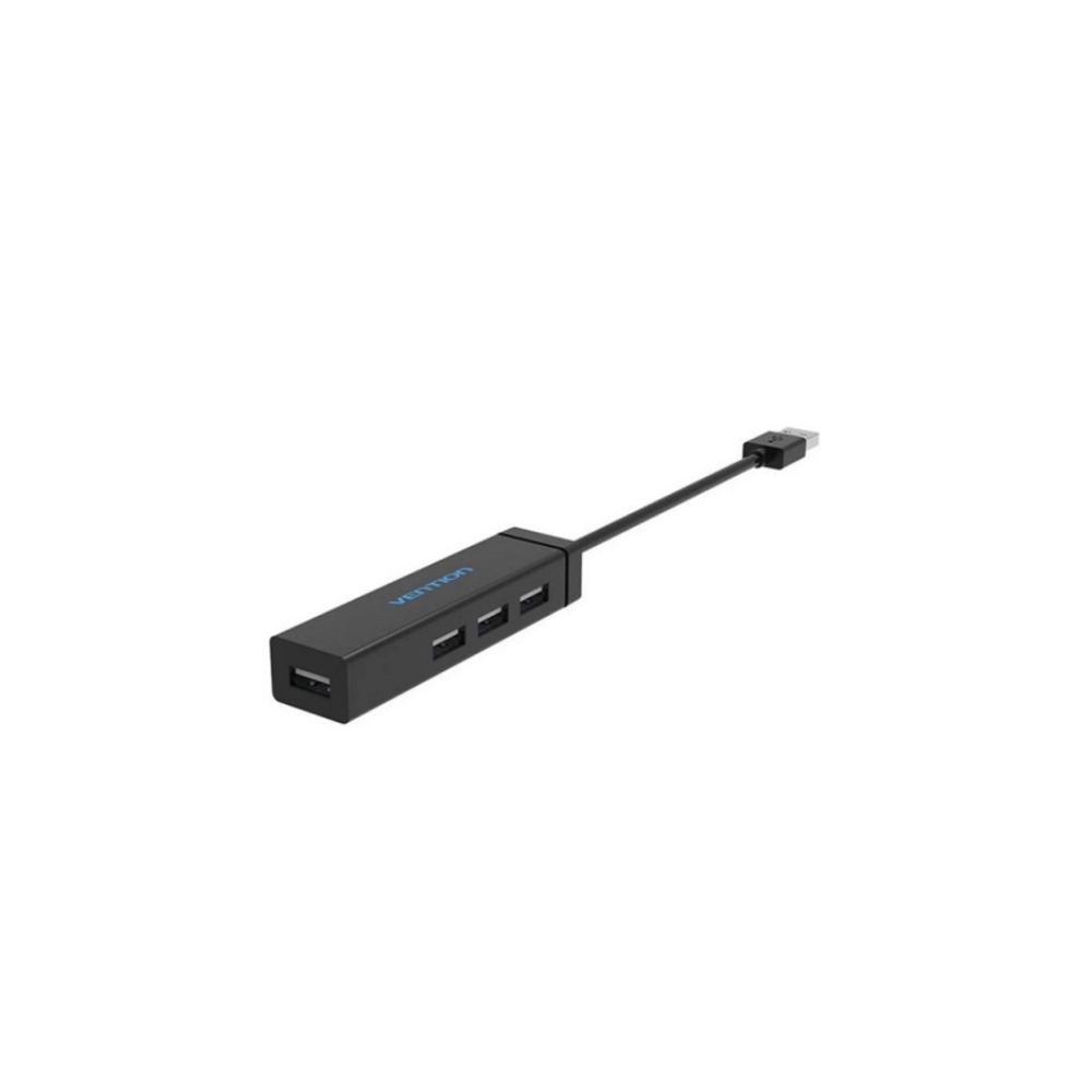 USB ჰაბი VENTION VAS-J36-N USB2.0 4-Port HUB ABS Shell