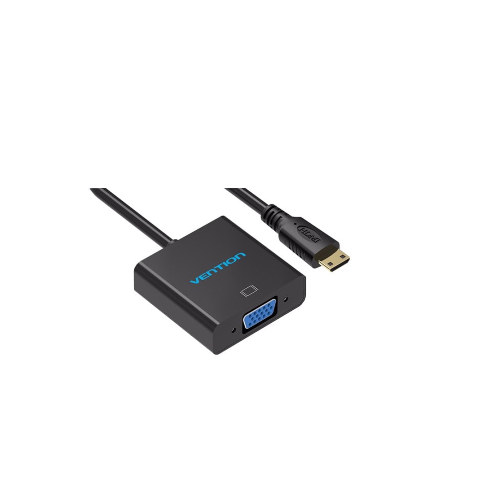 გადამყვანი Vention HDMI to VGA Converter VENTION VAA-V05 HDMI to VGA Converter with 3.5mm Audio and Micro USB Port 0.15M Black