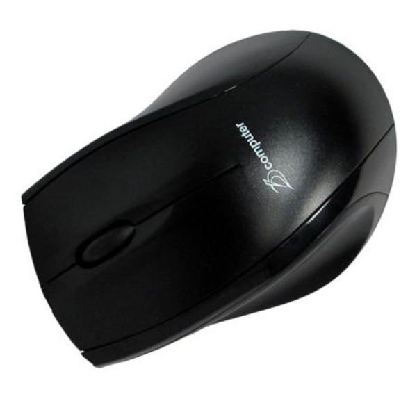 მაუსი Super power Optical Mouse MO-033, black, righthand, 2400 dpi, USB