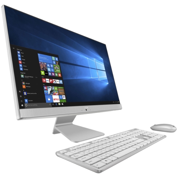 All in One კომპიუტერი ASUS ALL IN ONE  V241ICUK-WA114T  WHITE  23.8"    I5-8250U, 8GB, 1TB, WIN10 SL