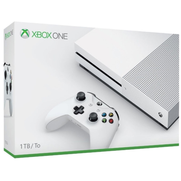 XBOX ONE  CONSOLE 1TB SLIM WITH ASSASSIN'S CREED : ORIGINS +RAINBOW SIX SIEGE-WHITE \XBOX ONE