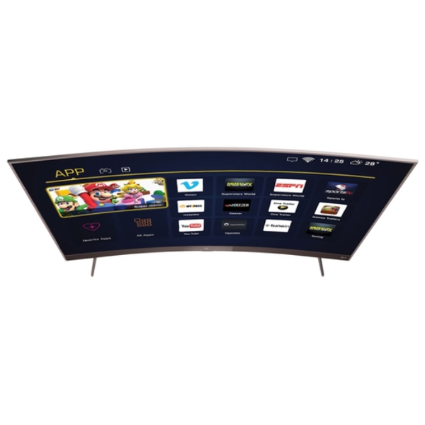 ტელევიზორი LED TCL 49"(124CM) 49P32CFS (NT63PS-EU) GUN GRAY CURVED ANDROID SMART 1GHZ 16:9 FHD 1920X1080  8MS 178*178* 280CDM2 4000:1 2XHDMI 1XMHL DVB-TT2S2C