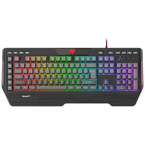 კლავიატურა GENESIS  GAMING KEYBOARD RHOD 600 RGB US LAYOUT WITH RGB BLACKLIGHT AND SOFTWARE