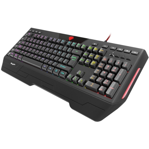 კლავიატურა GENESIS  GAMING KEYBOARD RHOD 600 RGB US LAYOUT WITH RGB BLACKLIGHT AND SOFTWARE