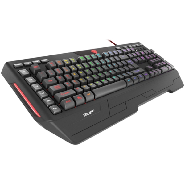 კლავიატურა GENESIS  GAMING KEYBOARD RHOD 600 RGB US LAYOUT WITH RGB BLACKLIGHT AND SOFTWARE