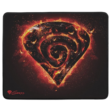 მაუსის პადი Genesis M12 Fire, Gaming Mouse Pad, M, Black