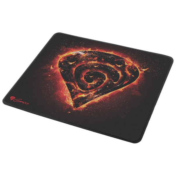 მაუსის პადი Genesis M12 Fire, Gaming Mouse Pad, M, Black