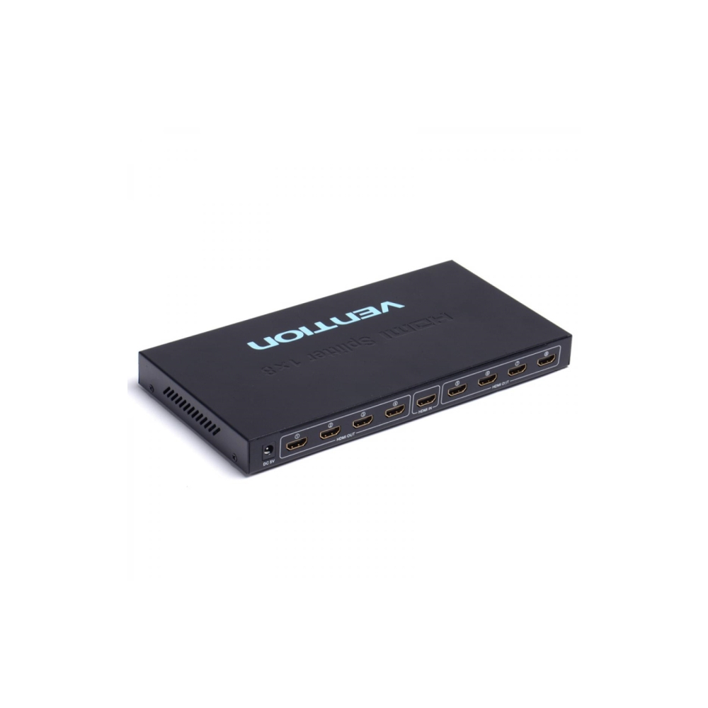 სპლიტერი VENTION VAA-S08 HDMI Splitter 1 In to 8 Out Black