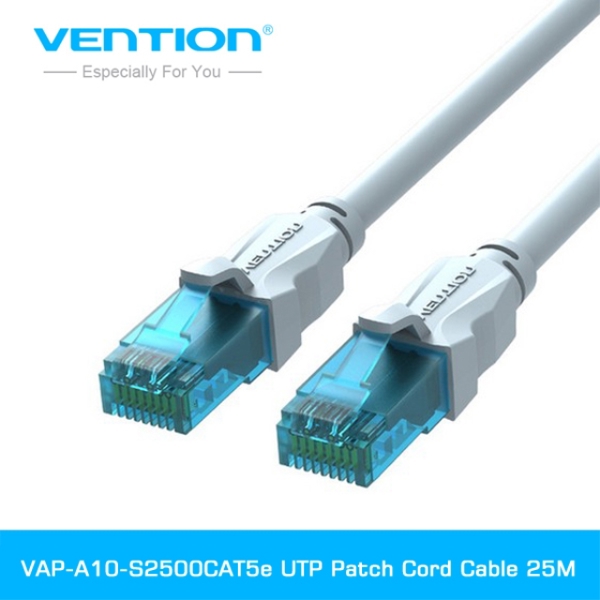 კაბელი VENTION VAP-A10-S2500 CAT5e UTP Patch Cord Cable 25M Blue 