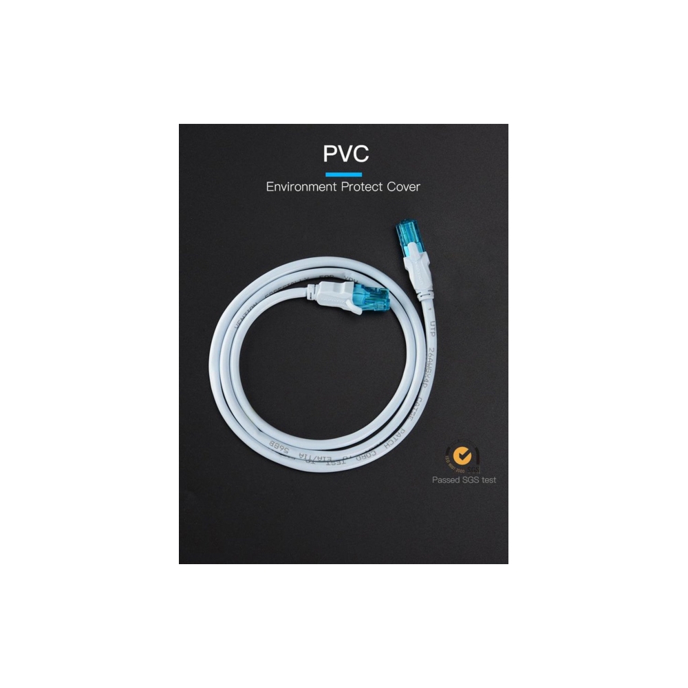 კაბელი VENTION VAP-A10-S800 CAT5e UTP Patch Cord Cable 8M Blue