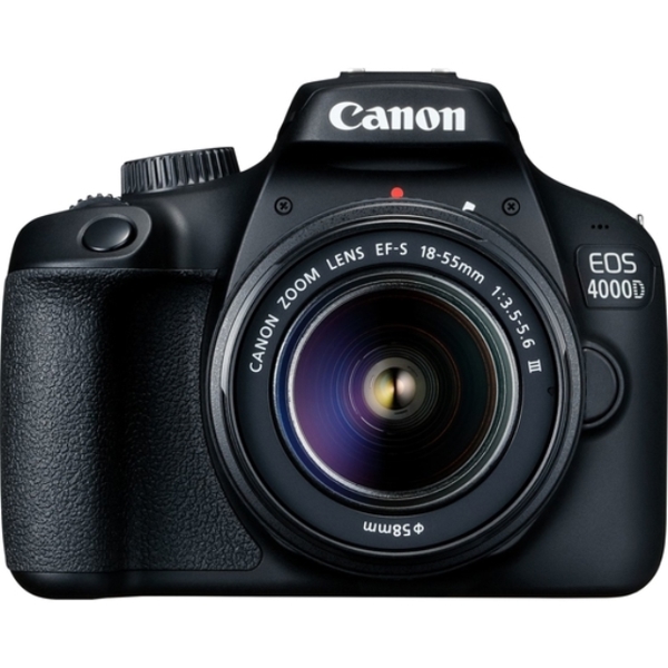 ფოტოაპარატი CANON EOS  4000D 18-55DC III 18.0 MP, APS-C SENSO  WI-FI, BLACK