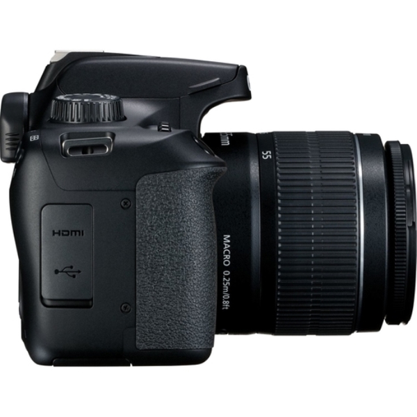 ფოტოაპარატი CANON EOS  4000D 18-55DC III 18.0 MP, APS-C SENSO  WI-FI, BLACK