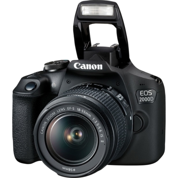 CANON EOS 2000D EF-S 18-55MM IS II LENS 24.1 MP, APS-C SENSO  WI-FI¹, NFC , BLACK