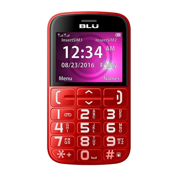 მობილური ტელეფონი JOY J010 Red 2.4" 320x240 32MB 24MB/RAM mSD 0.3MP FM BT 1400mAh