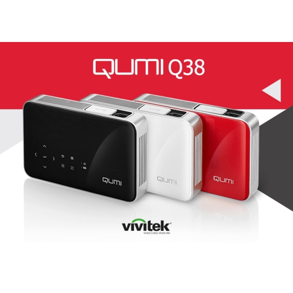 პროექტორი Vivitek Qumi Q38-BK Black LED light source last up to 30,000 hours WXGA 1080p (1920 x 1080) 600 ANSI Lumens 10,000:1 contrast