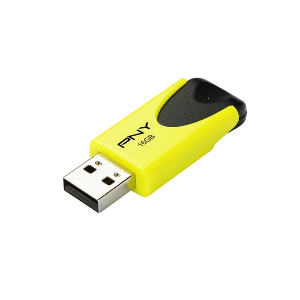 USB ფლეშ მეხსიერება e PNY N1 Attache 16Gb Yellow (FD16GATT4NEOKY-EF)