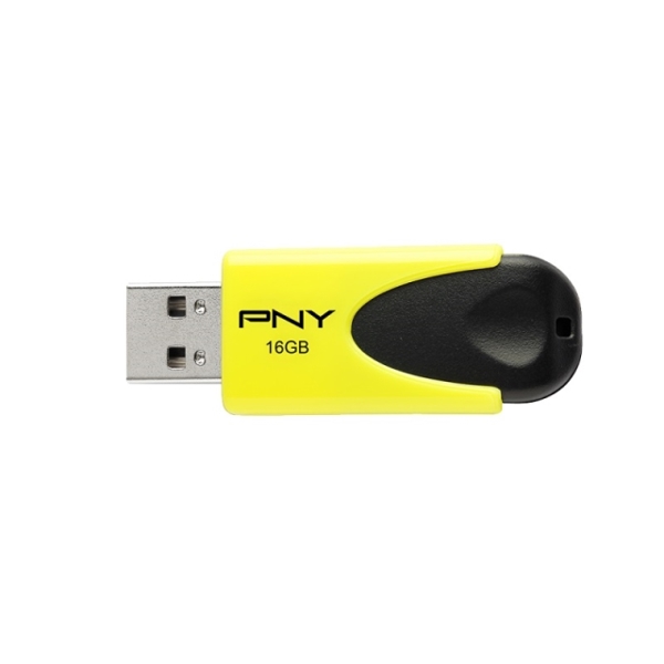 USB ფლეშ მეხსიერება e PNY N1 Attache 16Gb Yellow (FD16GATT4NEOKY-EF)