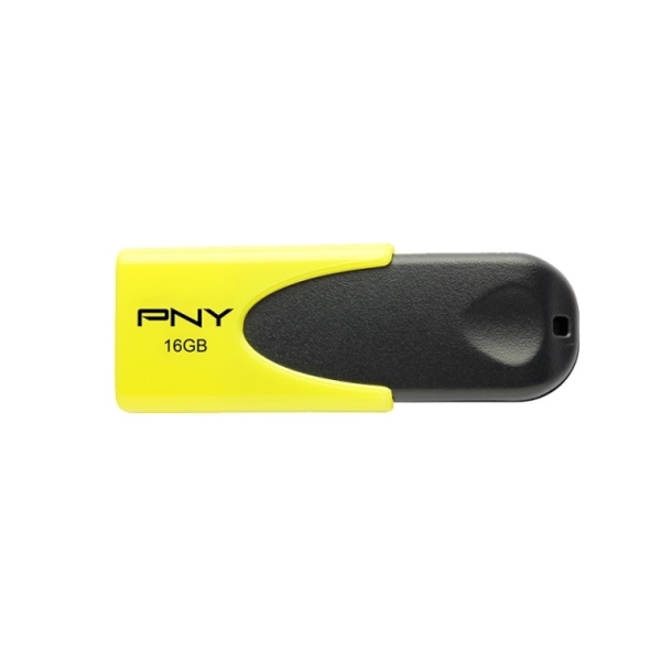 USB ფლეშ მეხსიერება e PNY N1 Attache 16Gb Yellow (FD16GATT4NEOKY-EF)