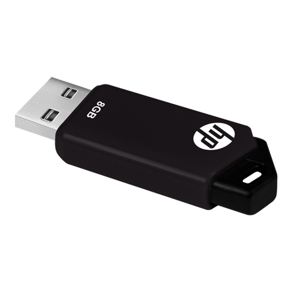 USB ფლეშ მეხსიერება PNY HP v150w 8GB USB 2.0 Type-A connector Black flash drive