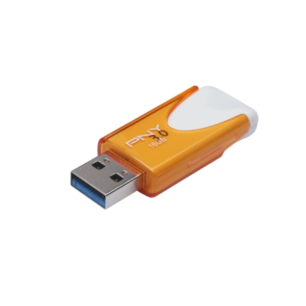 USB ფლეშ მეხსიერება PNY Sliding USB 3.0 Design 16GB