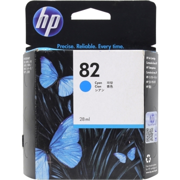 HP 82 28-ml Cyan DesignJet Ink Cartridge