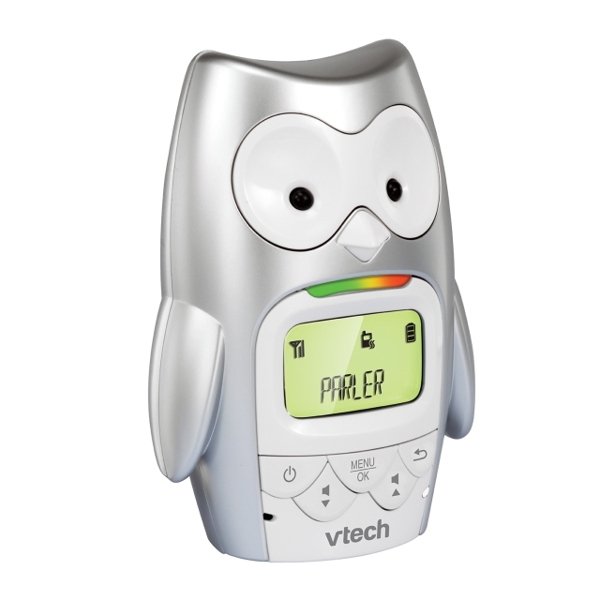 რადიო ძიძა VTech® BM2300 Display Safe & Sound Digital Audio Baby Monitor 300m range recharging batteries / Temperature Senson / Night light / Silver