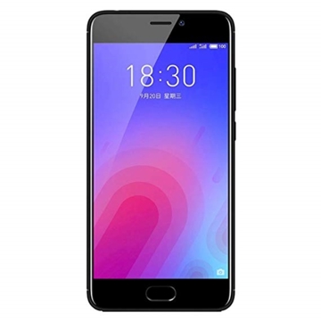 მობილური ტელეფონი Meizu M6 Black, 5.2'' 1280x720, 1.0GHz+1.5GHz, 8 Core, 2GB RAM, 16GB, up to 128GB flash, 13Mpix/8Mpix, 2 Sim, 2G, 3G, LTE, BT, Wi-Fi, GPS, Glonass, 3070mAh, 143g, 148.2x72.8x8.3