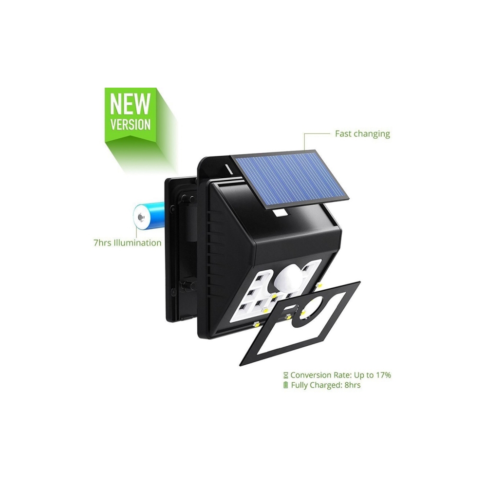 MPOW MSL5 8 LED Solar Light with Motion Sensor