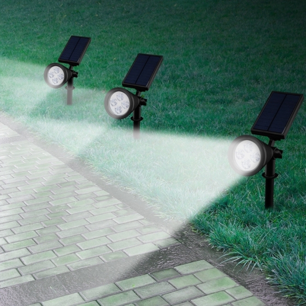 ბაღის მზის სანათი [2-Pack] MPOW 4  MSL8D Spotlight Solar Light