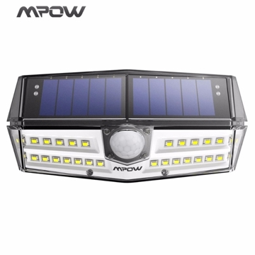 Mpow Sensor MPCD137AB model 30 LED solar lamp, waterproof