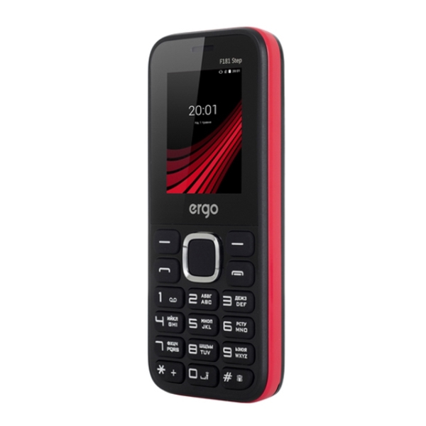 მობილური ტელეფონი Ergo F181 Step Dual Sim Black  