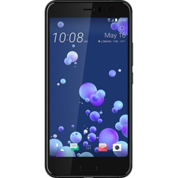 მობილური ტელეფონი Htc U11 EEA Brilliant Black, 5.5'' 2560x1440, 2.45GHz, 8 Core, 6GB RAM, 128GB, up to 2TB flash, 12Mpix/16Mpix, 2 Sim, 2G, 3G, LTE, BT, Wi-Fi, NFC, GPS, Glonass, 3000mAh, Android 7.1, 169g, 153.9x75.9x7.9, ðàçú¸ì Flex Storage Sim/micro SD