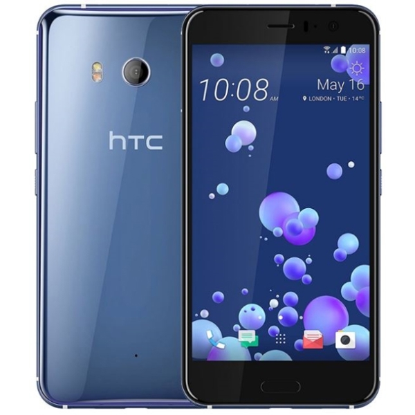 მობილური ტელეფონი Htc U11 EEA Amazing Silver, 5.5'' 2560x1440, 2.45GHz, 8 Core, 4GB RAM, 64GB, up to 2TB flash, 12Mpix/16Mpix, 2 Sim, 2G, 3G, LTE, BT, Wi-Fi, NFC, GPS, Glonass, 3000mAh, Android 7.1, 169g, 153.9x75.9x7.9, ðàçú¸ì Flex Storage Sim/micro SD