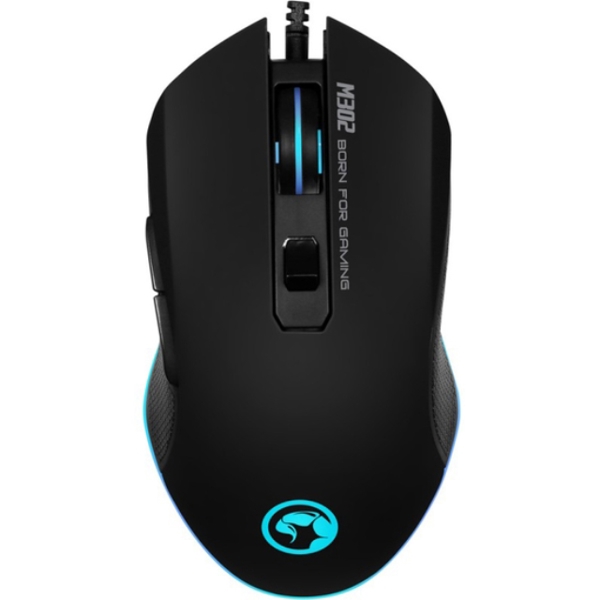 მაუსი MARVO M302 WIRED GAMING MOUSE 1200-1600-2400-3200 DPI USB