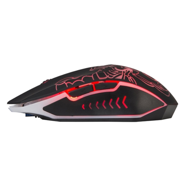 მაუსი MARVO M316 WIRED GAMING MOUSE 800120016002400 DPI 7 COLOR USB BLACK