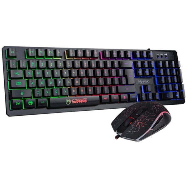 კლავიატურა MARVO KM408 WIRED GAMING KEYBOARD AND  MOUSE COMBO