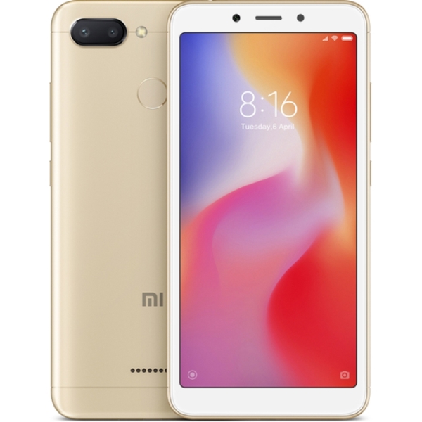 მობილური ტელეფონი XIAOMI REDMI 6 (GLOBAL VERSION) 3GB32GB DUAL SIM LTE GOLD