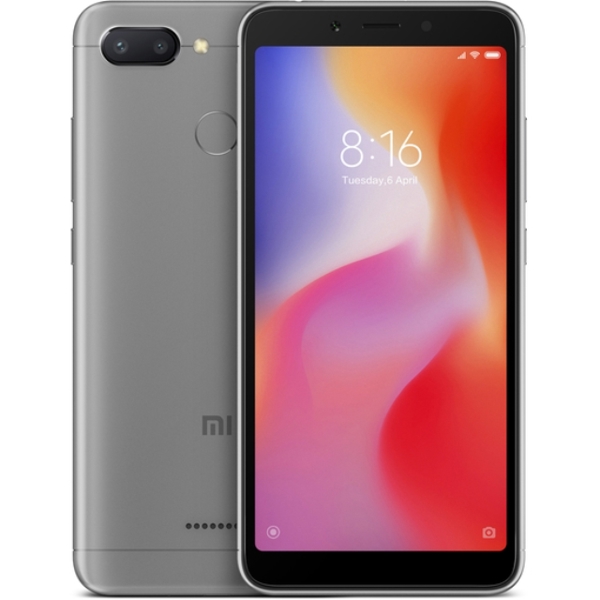 მობილური ტელეფონი XIAOMI REDMI 6 (GLOBAL VERSION) 4GB64GB DUAL SIM LTE GRAY