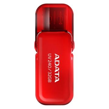 USB ფლეშ მეხსიერება ADATA UV240 32 GB, USB 2.0, Red