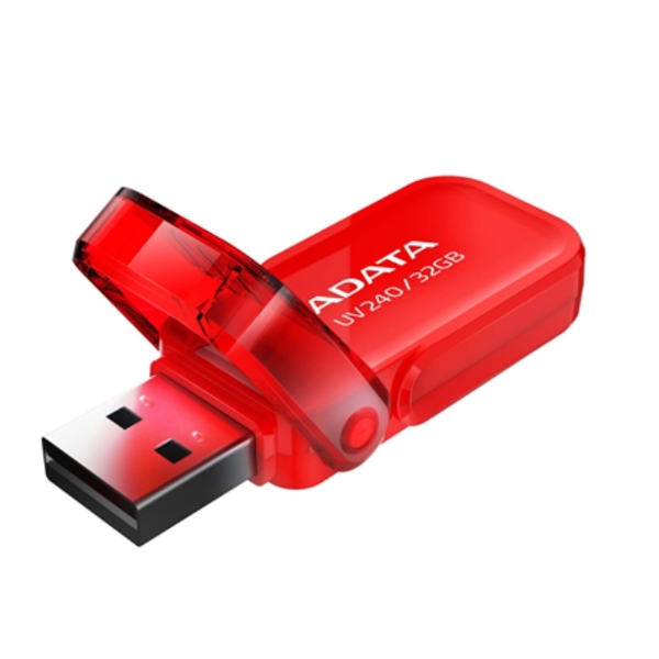 USB ფლეშ მეხსიერება ADATA UV240 32 GB, USB 2.0, Red