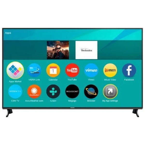 ტელევიზორი LED PANASONIC TV 49"(124CM) TX49FXR600 SMART 4K 3840X2160 (1300HZ BMR)USB HDMI CI+ RCA DVB-TT2CS2 20W VESA 200X200