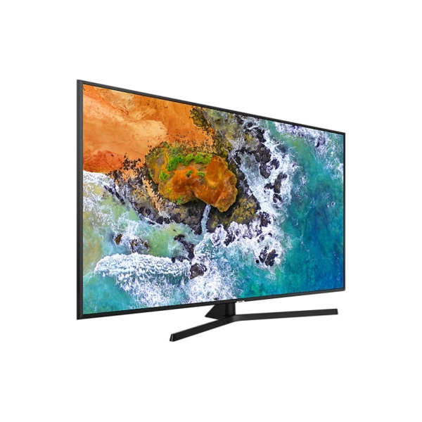 ტელევიზორი LED SAMSUNG TV 55"(140CM)  UE55NU7400UXRU  SMART UHD 3840×2160 HDMI X3; MHL; USB X2, ETHERNET (RJ-45), WI-FI DVB-TT2CSS2 2X10W