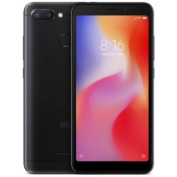 MOBILE AND  XIAOMI XIAOMI REDMI 6 (GLOBAL VERSION) 4GB64GB DUAL SIM LTE BLACK