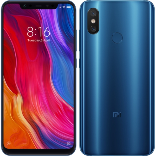 მობილური ტელეფონი XIAOMI MI 8 (GLOBAL VERSION) 6GB64GB DUAL SIM LTE BLUE