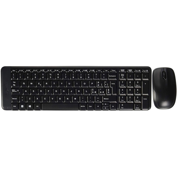 კლავიატურა + მაუსი Logitech 920003169, Wireless, USB, Keyboard And Mouse, Black