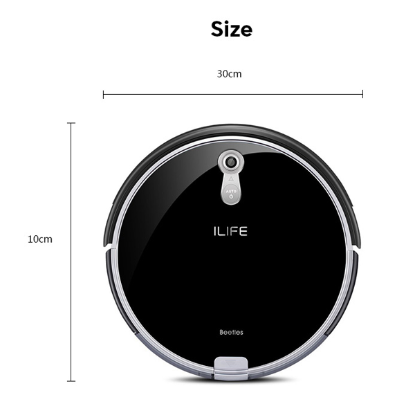 რობოტი მტვერსასრუტი ILIFE A8 Robot vacuum cleaner  Smart Panoramic Navigation & Route Planning,  Navigated cleaning,  360° vision camera,  i-Voice assistance, Automatically docks and charges