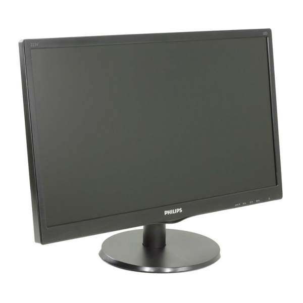 მონიტორი PHILIPS V-Line, 21.5" Full HD LED monitor; Aspect Ratio 16:9, Brightness 250cd/m, Smart Contrast 10 000 000:1, Response Time 5ms, Resolution 1920/1080, Viewing Angle 170/160, Signal Input VGA , Hairline Black
